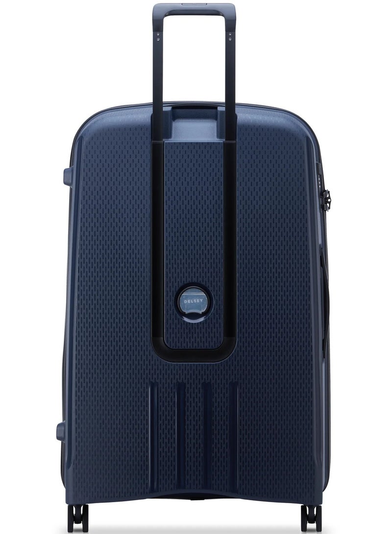 DELSEY Paris Belmont Plus 83 Cm Large 4-Double Wheeled Non-Expandable Check-In Luggage Trolley - Blue - Image 4